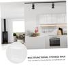GRIRIW 1pc Kitchen Seasoning Rack Storage Organizer for Spices Condiments and Items Iron Construction for Home view 3