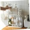 GRIRIW 1pc Kitchen Seasoning Rack Storage Organizer for Spices Condiments and Items Iron Construction for Home view 4