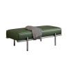 End of Bed Bench Footrest Leather Shoe Bench with Padded Seat Entryway Bench Window Bench with Stainless Steel Legs Shoe Rack for Dining Room Bedroom view 1