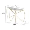 PUSAPA Side Tables Entryway Couch Accent, Marble Wall Table Living Room Console Sofa Table Kitchen Breakfast Bar Table Offices Computer Desk Bedroom Valet Table End Table (Color : d) view 3