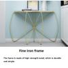 PUSAPA Side Tables Entryway Couch Accent, Marble Wall Table Living Room Console Sofa Table Kitchen Breakfast Bar Table Offices Computer Desk Bedroom Valet Table End Table (Color : d) view 4
