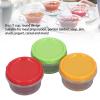12 Sets 1 Cup Containers 8oz Stackable Reusable Round Plastic Food Containers with Lid for Portion Control Kitchen Freezer Small Plastic Containers With Lids view 4