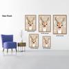 Meetmuses Christmas Canvas Wall Art, Funky Red Nosed Reindeer Picture, Christmas Room Aesthetic Canvas Prints, Funny Winter Christmas Elk Prints Painting For Family Bedroom Dormitory Decor 12x18 Inch view 4