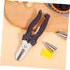 STOBAZA Manual Chestnut Cutter Metal Nut Cracker Ergonomic Handle and Finger Covers view 4
