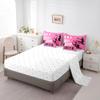 Feelyou Cheer Comforter Set with Sheets King Size Ombre Pink Cheerleading 7 Pieces Bedding Set for Kids Boys Girls Teens Cheerleader Bed in a Bag Dancing Cheer Lover Bed Set view 4