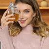 KICHOUSE Acrylic Juice Dispenser with Glass Dipper for Honey and Syrup Storage Tasteless and Highly Transparent Convenient for Serving for Home and Parties view 3