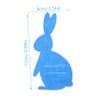 Cabilock 4pcs Shape Cutlery Storage Bags for Easter Decorations Fun and Unique Silverware Holders for Dining Tables Adorable Bunny Design for Family Gatherings view 2