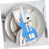 Cabilock 4pcs Shape Cutlery Storage Bags for Easter Decorations Fun and Unique Silverware Holders for Dining Tables Adorable Bunny Design for Family Gatherings view 4