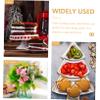 VILLFUL Number 90 Cake Decorative Picks Gold 10pcs Cupcake Topper Set Birthday Party Decorations view 4