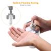 Bathroom Accessories Set 6 Pcs Bathroom Set Ensemble Complete Soap Dispenser Toothbrush Holder (White) view 3