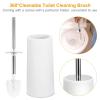 Bathroom Accessories Set 6 Pcs Bathroom Set Ensemble Complete Soap Dispenser Toothbrush Holder (White) view 4