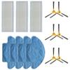 YXycDmfsV Filters Mop Cloth Side Brush Kit Compatible with T550W Compatible with IKOHS S12 Sweeping Robot Household Cleaning Appliance Spare Parts(A) view 1