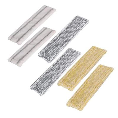 YXycDmfsV 6pcs Mop Cloth Microfiber Compatible with Karcher WV1 WV50 WV75 WV2 WV5 Compatible with Window Cleaner Robot Vacuum Cleaner Parts