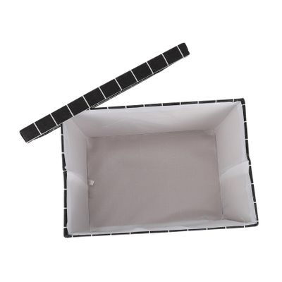 Luxshiny Cube Shelf Bins Lid Collapsible Storage Boxes Home Use Organizer for Clothes Towels Shoes Space-saving Storage