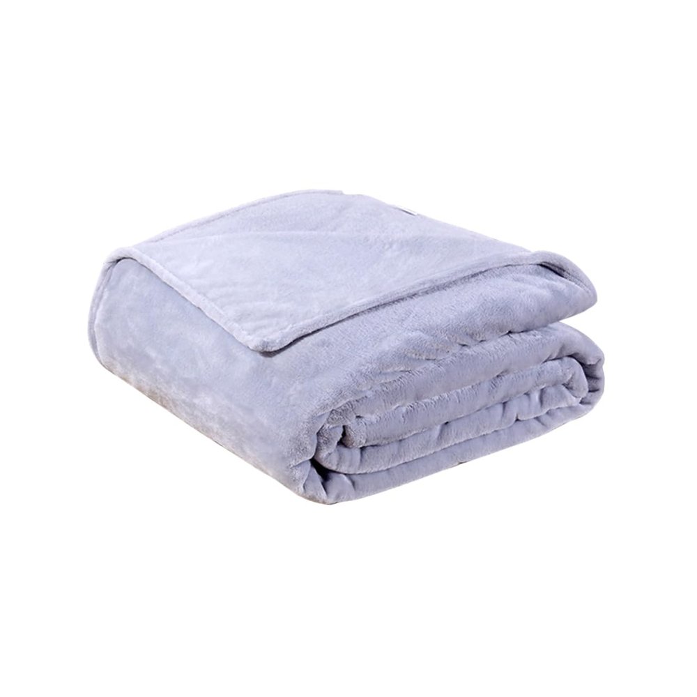 Luxshiny Thick Flannel Fleece Blanket Lightweight Warm Throw for Camping Travel and Home Use Color Versatile Cozy Comforter