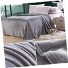 Luxshiny Thick Flannel Fleece Blanket Lightweight Warm Throw for Camping Travel and Home Use Color Versatile Cozy Comforter view 3
