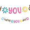 Fun Express 7 Ft. Happy You Day Party Ready-to-Hang Garland view 1