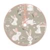 Easter Bunny Floral Print Christmas Tree Dress Holiday Party Tree Dress Decorated New Year Halloween Tree mat view 1