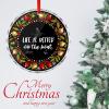 Life is Better On The Boat Christmas Glass Pendant, 3.1 in Decorative Ornament view 3