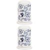 OKUMEYR 2pcs Toothpick Holder Dispenser White Ceramic Jar Dental Tool Home Decor Airtight Storage Box view 1