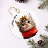 American Wirehair Christmas Ornament 2026, Customized Year Name American Wirehair Lover Xmas Ornament Gift, Cute American Wirehair Xmas Ornament Keepsake, Personalized American Wirehair Ornament Gift view 3