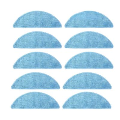 MUWAND 10 Pieces Mop Cloth, Compatible for NEATSVOR X500/X600, Robot Vacuum Cleaner Accessory