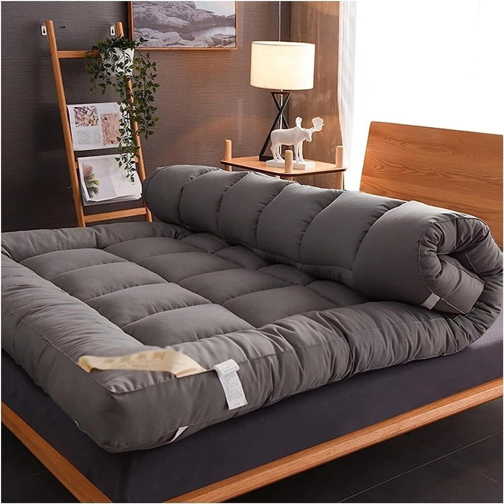 Thickened Comfortable Mattress, Full Size Floor Mattress, Student Dormitory Sleeping mat, Guest Sleeping mat, Suitable for Recliner Sofa, Camping, Yoga mat