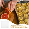 STOBAZA 8pcs Silicone Dehydrator Mats Fruit Dryer Sheets Food Dehydrator Mats Drying Pad for Food Tray Party Daily Use view 4