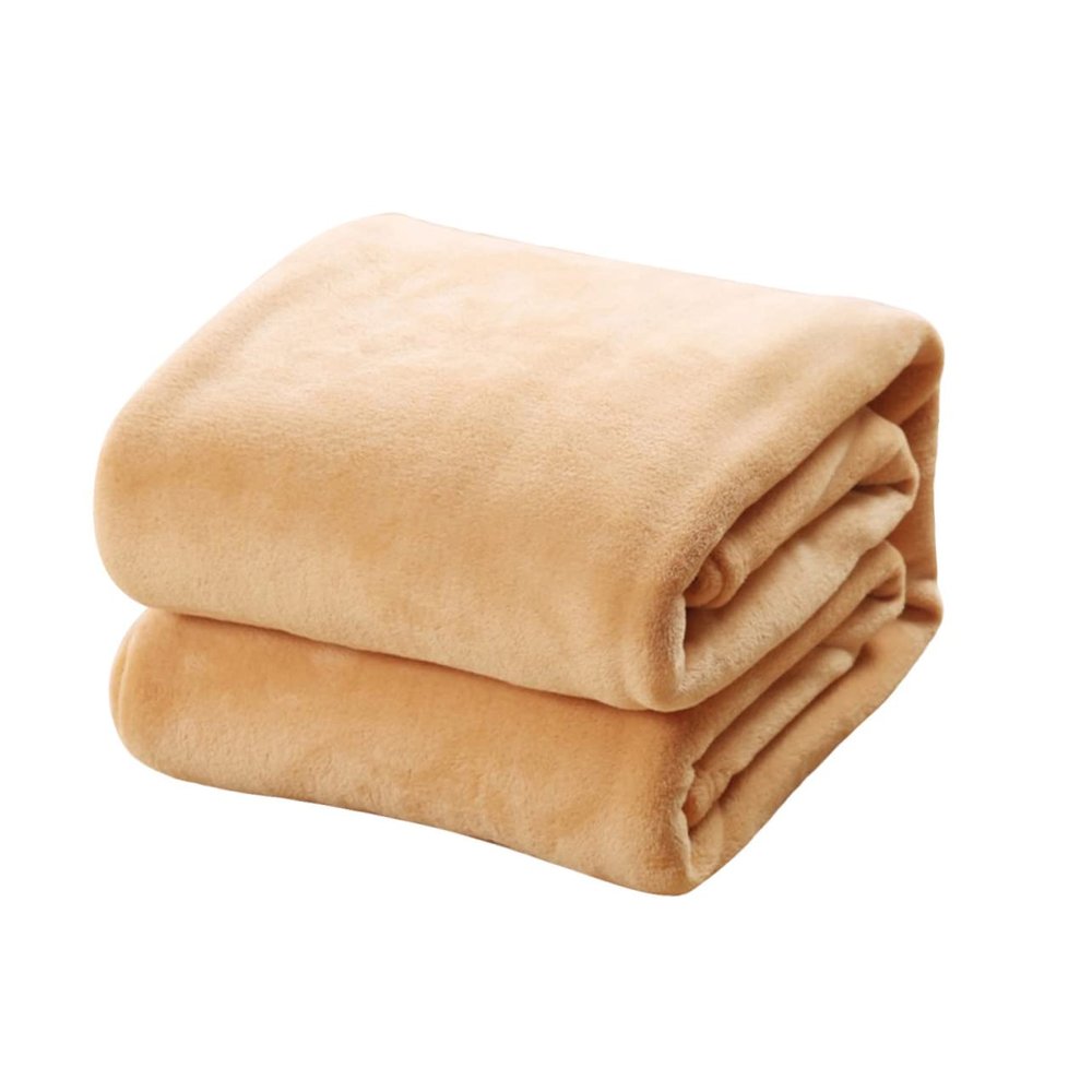 CONGARTENO Super Soft Fleece Blanket Cozy Solid Flannel Throw Bed Blanket for Winter Comforter Couch