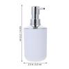 Plastic Bathroom Accessory Set, Lotion Bottle, Cup and Soap Tray view 2