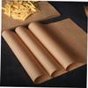 ASAKKURA 100pcs Oil Paper Sheets Baking Parchment Paper for Loaf Pans Sheets for Air Fryer Microwave Oven Refrigerator view 4