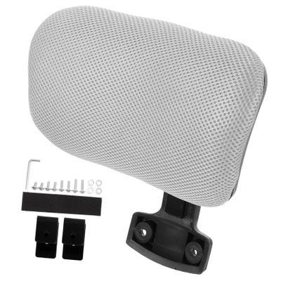 GAROZATION Office Chair Accessory Computer Hair Headrest Height Adjustable Chair Back Pillow for Office Supply