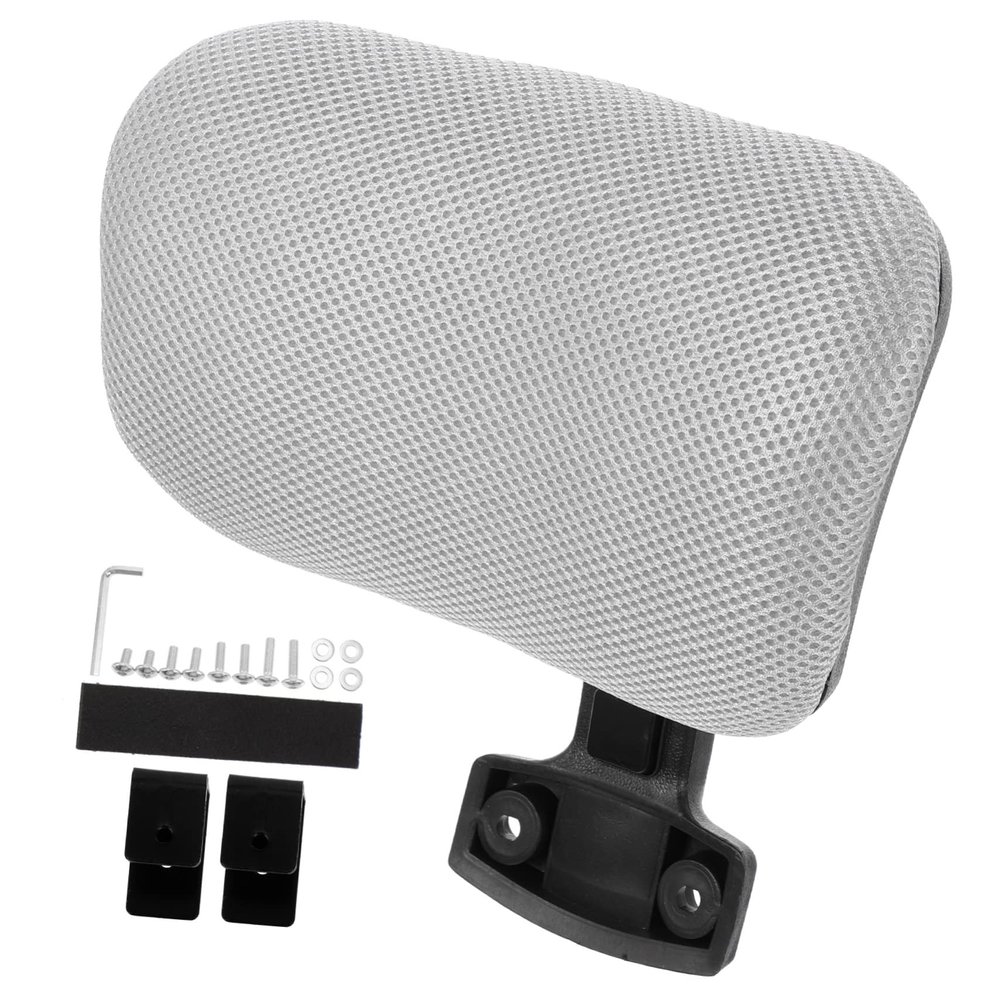 GAROZATION Office Chair Accessory Computer Hair Headrest Height Adjustable Chair Back Pillow for Office Supply