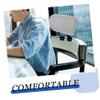 GAROZATION Office Chair Accessory Computer Hair Headrest Height Adjustable Chair Back Pillow for Office Supply view 3