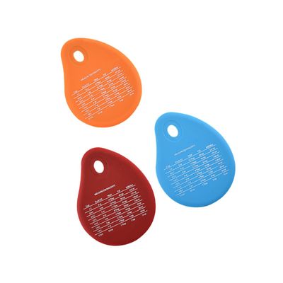 BIUDECO 3pcs High Temp Resistant Baking Scraper Silicone Cake Baking Tools Dough Scrapers Kitchen Use Random Color