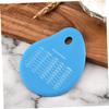 BIUDECO 3pcs High Temp Resistant Baking Scraper Silicone Cake Baking Tools Dough Scrapers Kitchen Use Random Color view 3