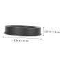 HOMOCONO Vintage Style Black Iron Candleholder Tray Decorative Serving Tray Wedding Decor Storage Modern view 2