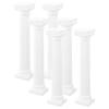 Amosfun Mini Roman Columns 6Pcs 1.26 Inch Square Resin Pillars for Home Photo Booth Props Wedding Party Decorations view 1