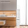 PRETYZOOM Narrow Storage Cabinet 100h x 18w x 20d Bathroom Corner Shelf Stand Shower Corner Organizer view 4