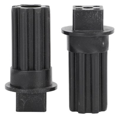 2 PCS Black Plastic Meat Grinder Screw Coupling Sleeve, Quick Installation for Kenwood, Accuracy Processing Meat Mincer Parts, Stylish Design, sturdy Material
