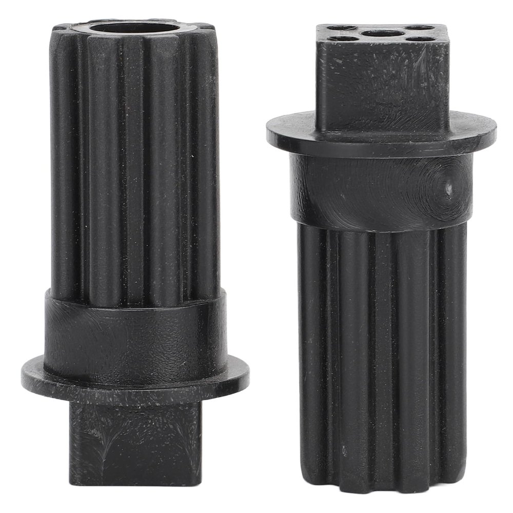 2 PCS Black Plastic Meat Grinder Screw Coupling Sleeve, Quick Installation for Kenwood, Accuracy Processing Meat Mincer Parts, Stylish Design, sturdy Material