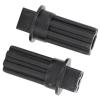 2 PCS Black Plastic Meat Grinder Screw Coupling Sleeve, Quick Installation for Kenwood, Accuracy Processing Meat Mincer Parts, Stylish Design, sturdy Material view 2