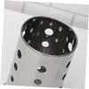 PRETYZOOM Sturdy Countertop Storage Utensil Holder Lid Round Hole Silverware Organizer for Kitchen view 4