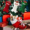 AIMITO Personalized Dog Christmas Stocking Custom Embroidered Name Dog/Pet/Cat Bone Shape Christmas Stockings Large Knitted Xmas Stocking Kids Family Christmas Holiday Party Decoration Set of 3Pcs view 3