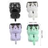 Aramox Cat Hooks, Cartoon Cat Wall Hook with Sunglasses, Self Adhesive Cat Key Holder. Organize Keys, Bags, Hats, Jackets. Cat Hooks for Bedroom, Bathroom, Entryways view 2