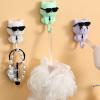 Aramox Cat Hooks, Cartoon Cat Wall Hook with Sunglasses, Self Adhesive Cat Key Holder. Organize Keys, Bags, Hats, Jackets. Cat Hooks for Bedroom, Bathroom, Entryways view 4