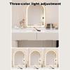 Dressing Table With Mirror And Stool,with Adjustable Brightness Mirror, Girls Women Vanity Desk For Bedroom Dressing Room,Modern Makeup Table With Slide Mirror, Vanity Table Set(Walnut,31in/100cm) view 4