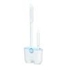 Toilet Brush & Holder Set, Light Gray & Dark Gray, Silicone Bristle with Cleaning Brush for Deep Cleaning, Modern Design Bathroom Accessories view 1