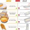 14-in-1 Vegetable Chopper Draining Vegetable Cutter with Stainless Steel Blades Efficient Cutting Food-grade Plastic Kitchen Gadget for Fruits Vegetables Garlic Onion Orange view 3