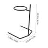 Coffee Dripper Stand Lightweight Black Stainless Steel Holder view 2